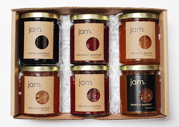 welovejam gift box six jars of jam